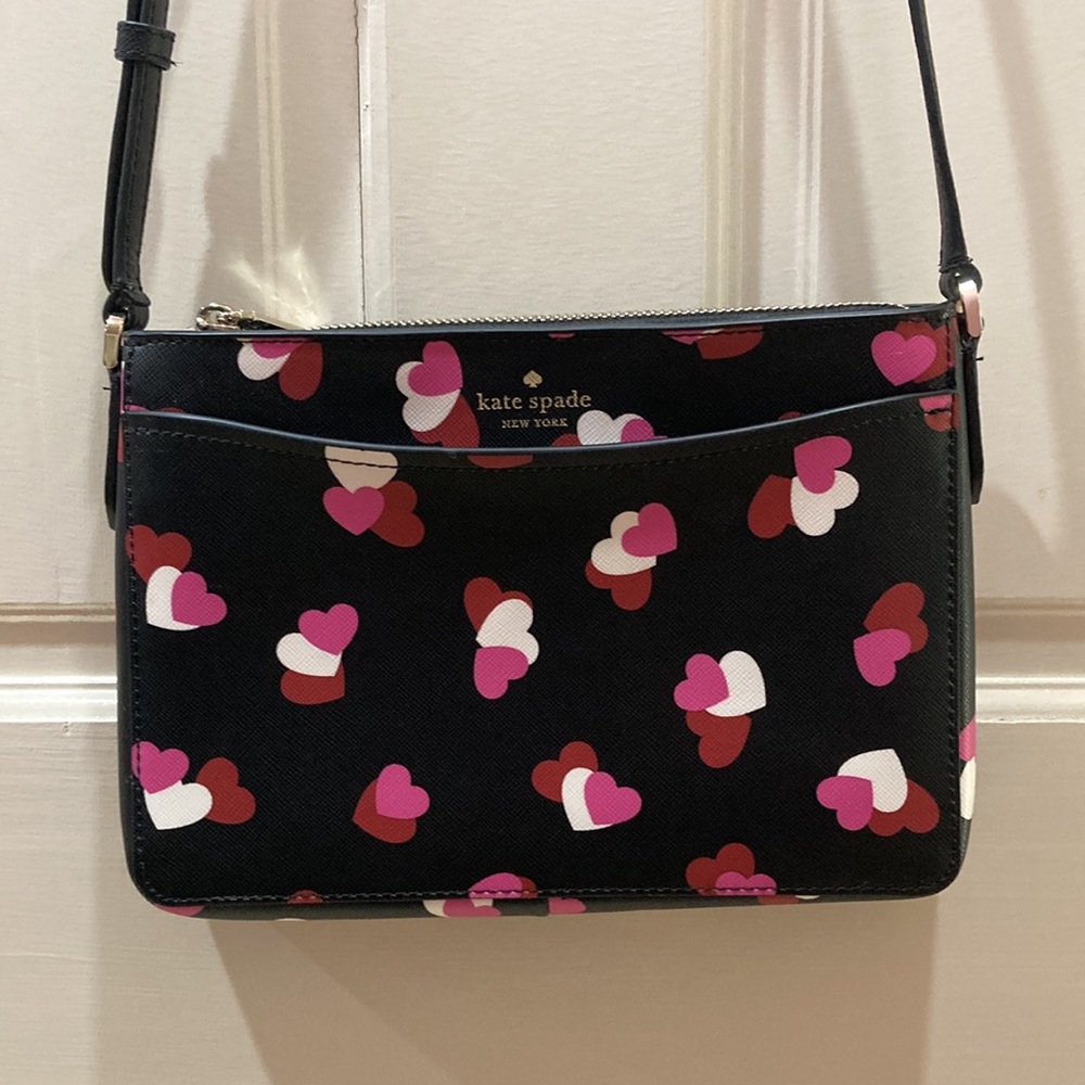 Kate Spade Flutter Hearts Crossbody Purse Bag - Picture 2 of 13